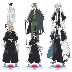 15cm hot Anime BLEACH Acrylic Stand Model Cosplay Characters Ornament Accessories Goods Collection Gifts 18pcs