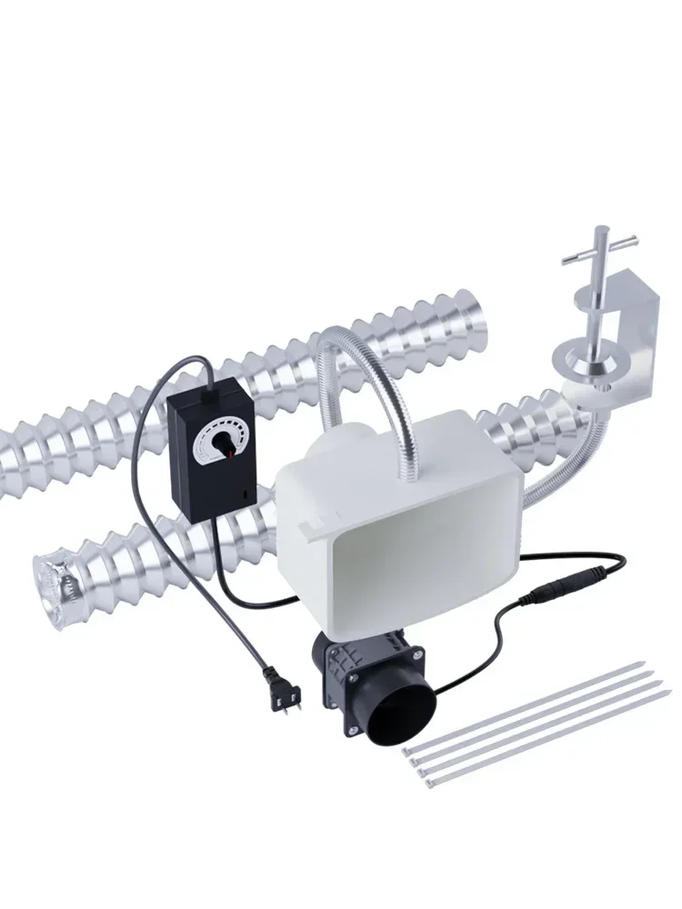 Hot SalesPowerful Small Soldering Smoke Exhaust Machine Desktop Industrial Suction, Vacuum Cleaning, Laser Marking Dust, Mobile