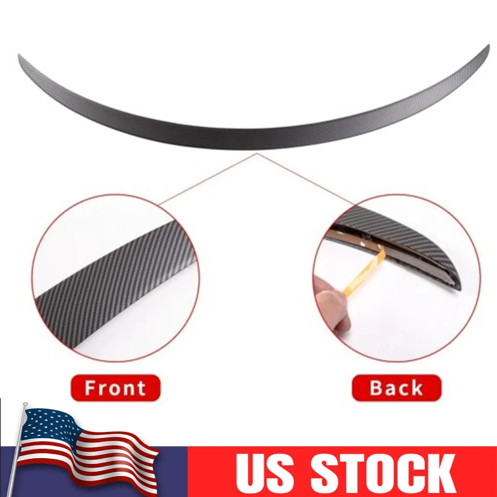 Spoiler ABS/Real Carbon ModelY Rear Wing Lip For Tesla Model 3/Y Highland 2024 Accessories Model3 Decoration Auto Exterior Parts