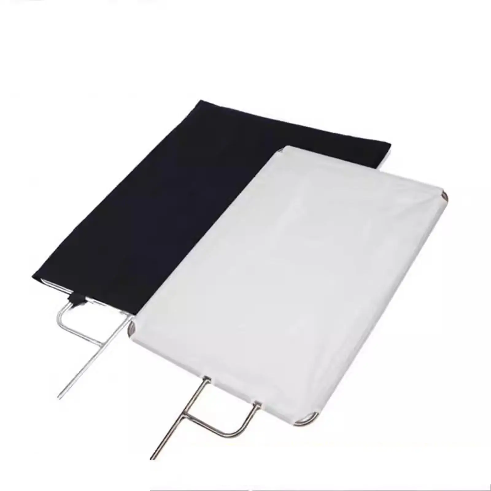 Photography Flag Frame Soft Light Cloth for Studio Lighting Heavy Duty Stainless Steel Panel Easy to Use Multipurpose
