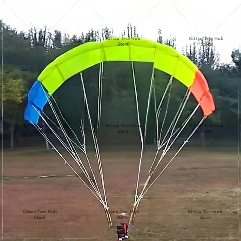 1m RC Powered Paraglider Walk The Dog or Kids Flying Parachute Model Flying Paraglider Model Toys