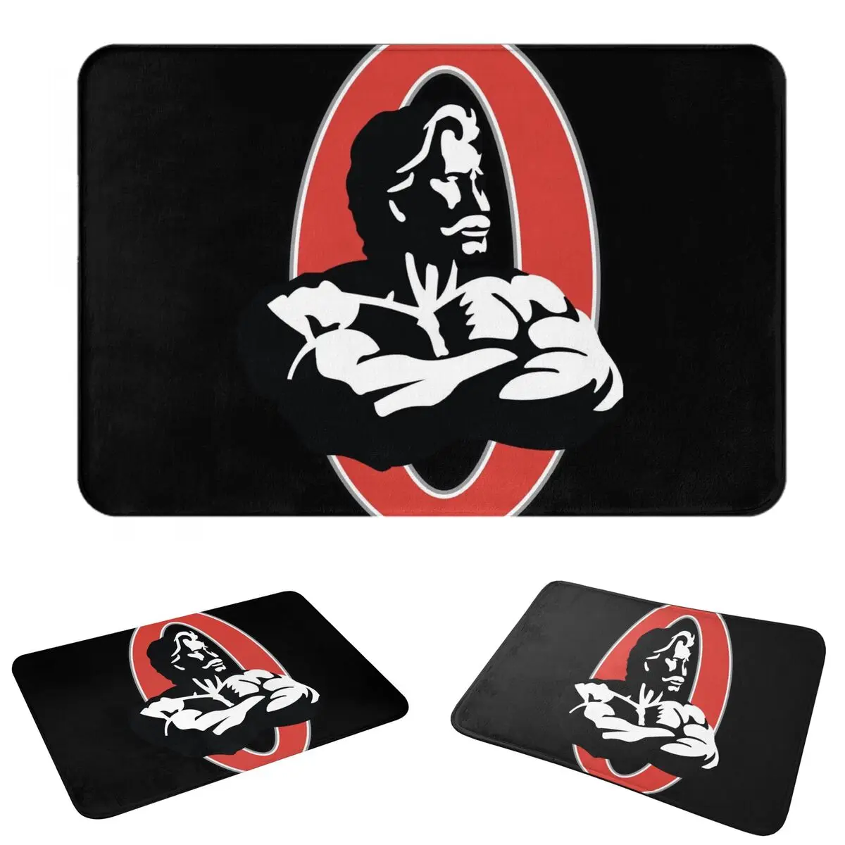 Future Mr OLYMPIA Motivations Anti-slip Doormat Floor Mat Absorbent Mat Carpet Rug for Kitchen Entrance Home Bedroom Footpad Mat