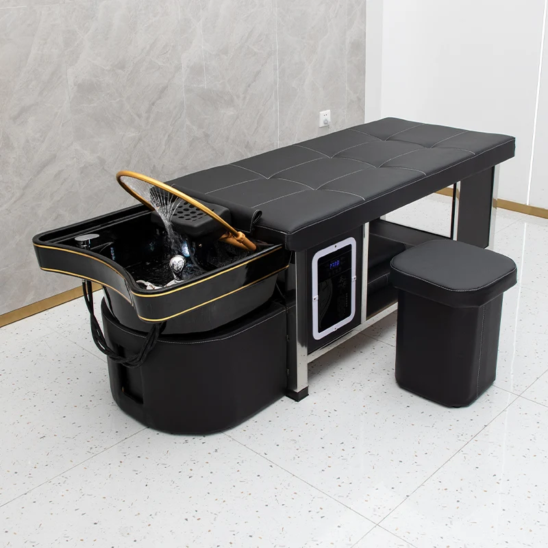 

Fashion Luxury Head Spa Bed Luxury Beauty Massage Salon Bed Water Therapy Head Massage Spa Head Spa Shampoo Bed