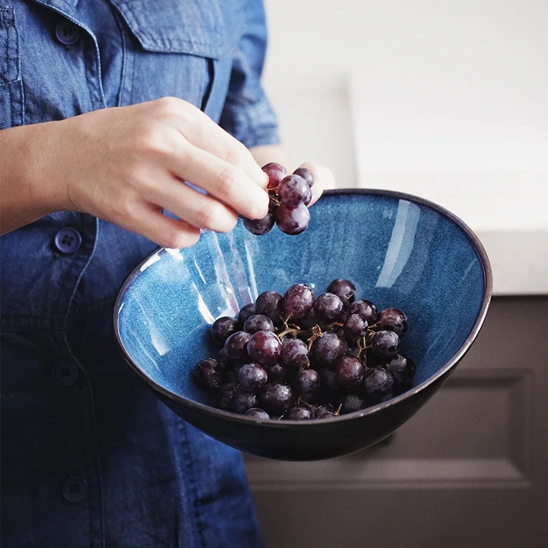 

Retro kiln transforms cross-border ceramic household, fruit salad soup rice, noodle restaurant