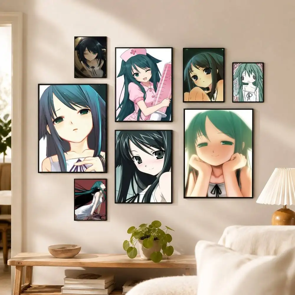 Game The Song of S-Saya-S no Uta Poster High Quality Dorm Living Room Aesthetic Wall Decoration Painting Stickers Gift