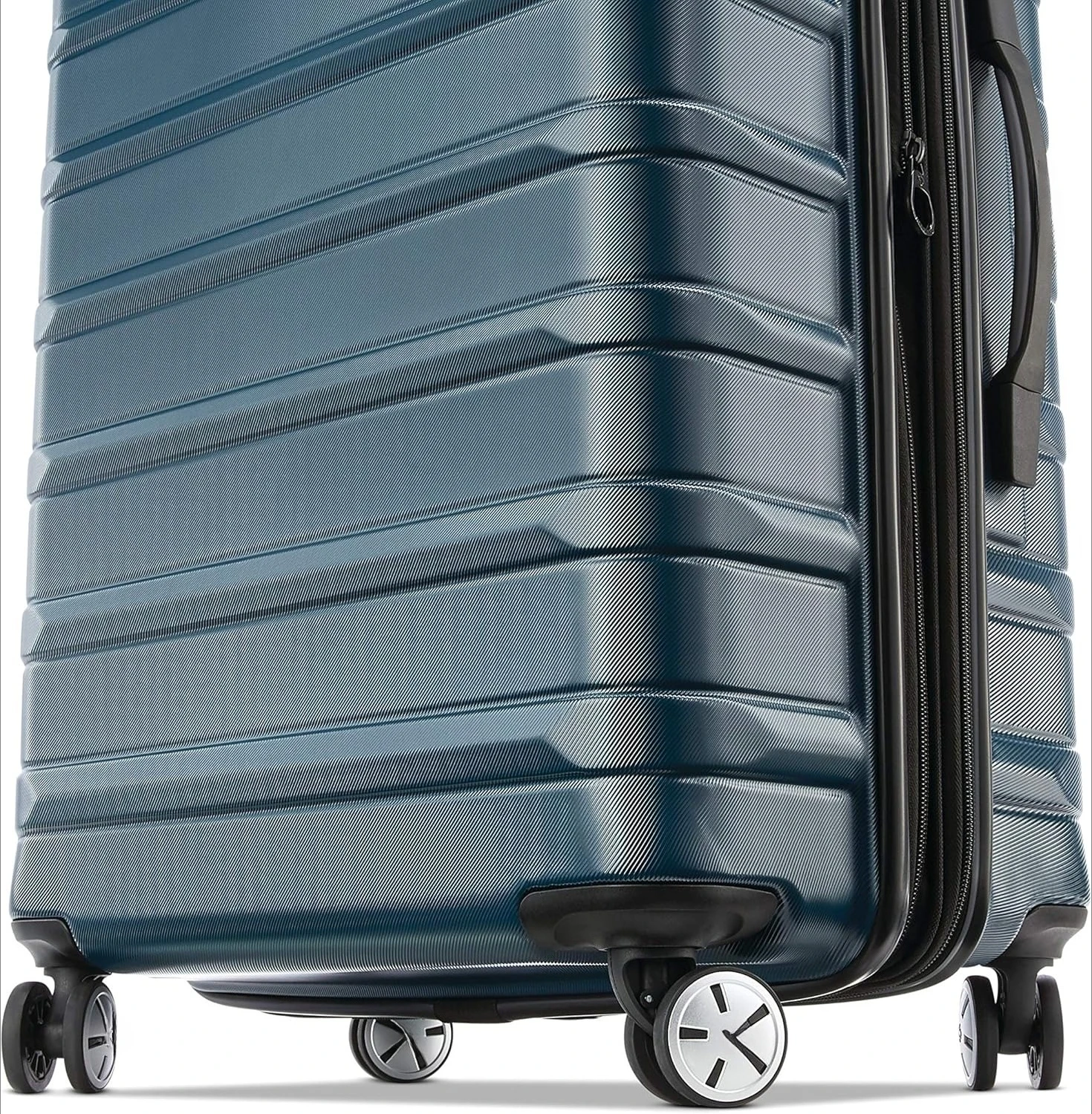 ZZH Omni 2 حقيبة أمتعة قابلة للتوسيع ذات جوانب صلبة مع عجلات دوارة، طقم مكون من قطعتين (19/28)، Nova Teal