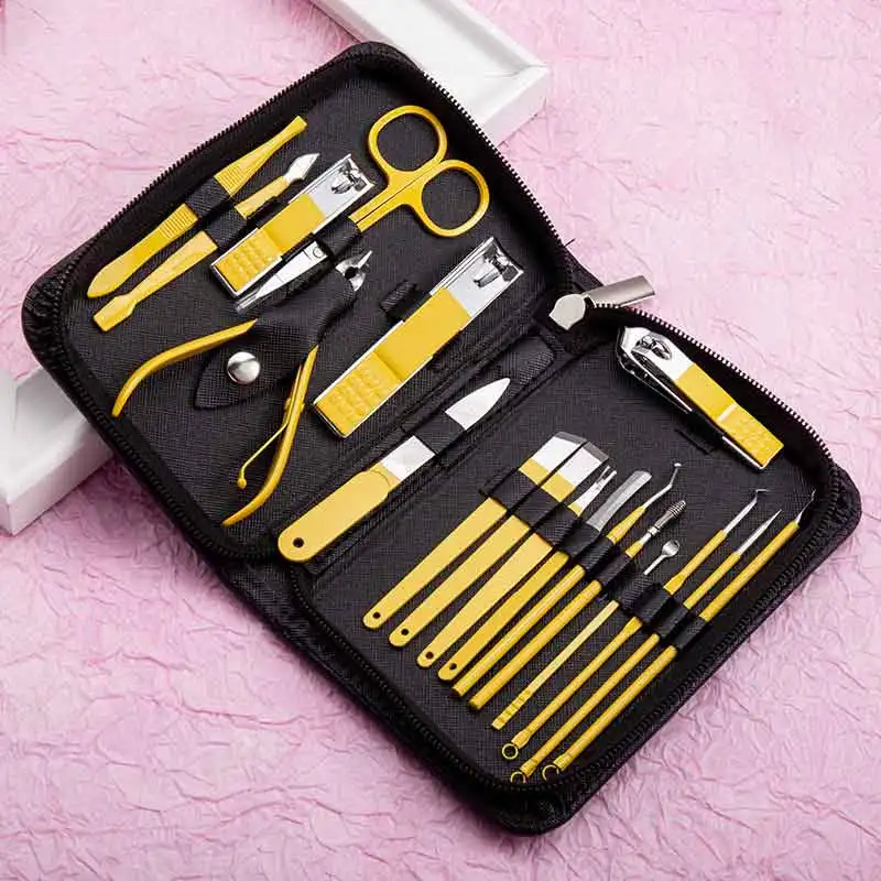 

9/18 pcs Nail Clippers Manicure Tool Set, Eagle Nail Clippers, Cuticle Nippers And Cutter Kit, Nail Clippers Pedicure Kit
