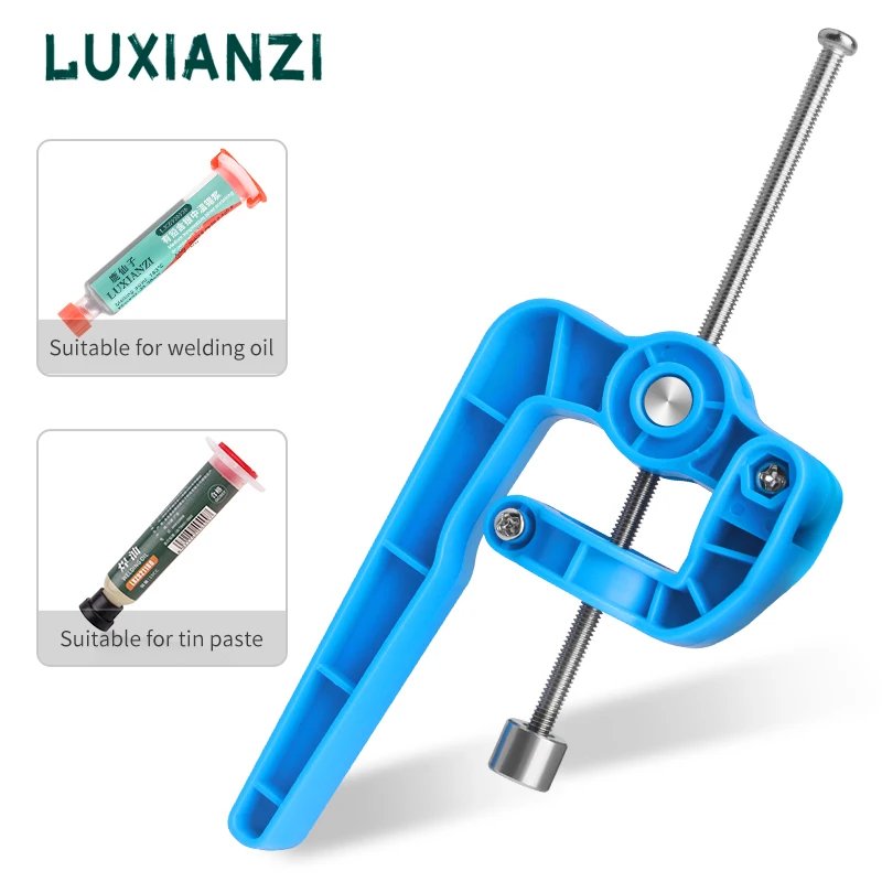 LUXIANZI Solder Paste Flux Extruder Booster Green Oil Needle Barrel Syringe For Circuit Board Repair Welding Tool UV Glue Booste