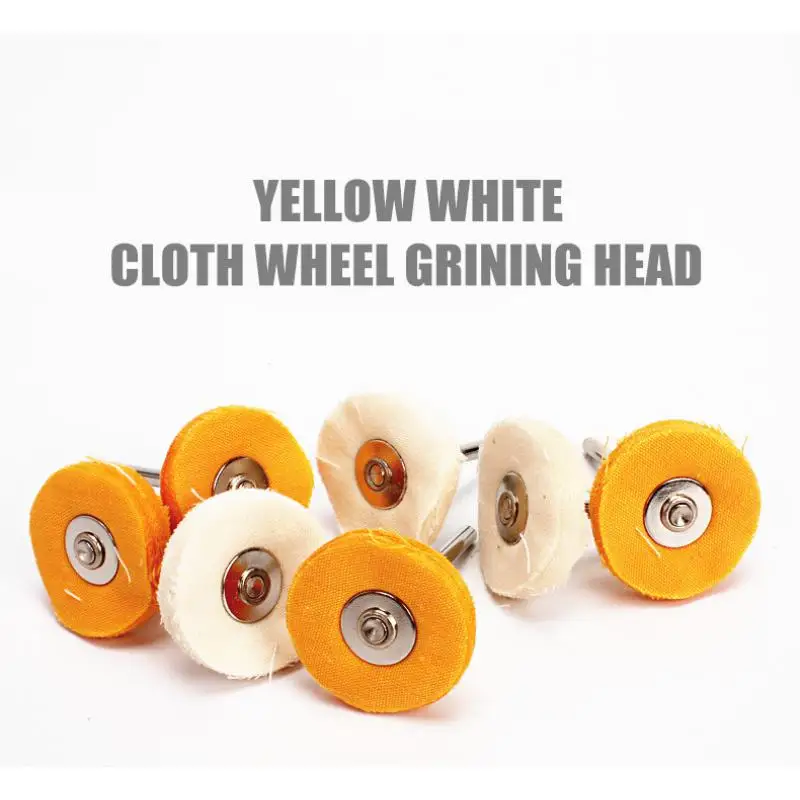 

10pcs Cloth Wheel Grinding Head Abrasive Tip Olive Wood Carving Metal Jewelry Woodworking Polishing Grind Mill Accessorie