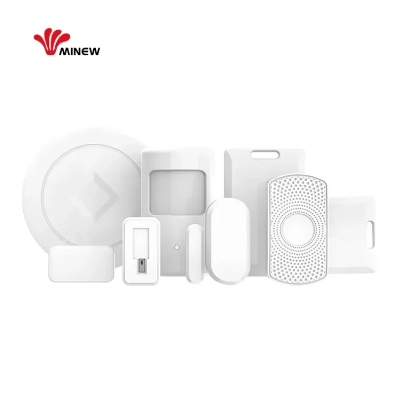 Smart Home Office Beveiliging Inbraakalarmsysteem IoT-apparaat Inclusief Beacon & Pir Sensor & Bluetooth Gateway & Asset Tag