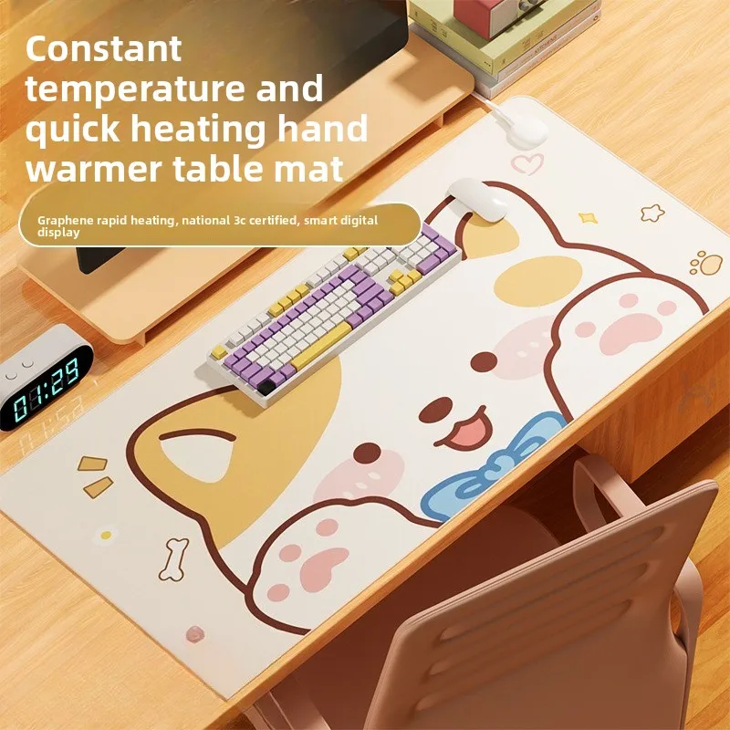 

Hot pad, warm desk pad, office computer desktop, heated mouse pad, learning to write, warm hands