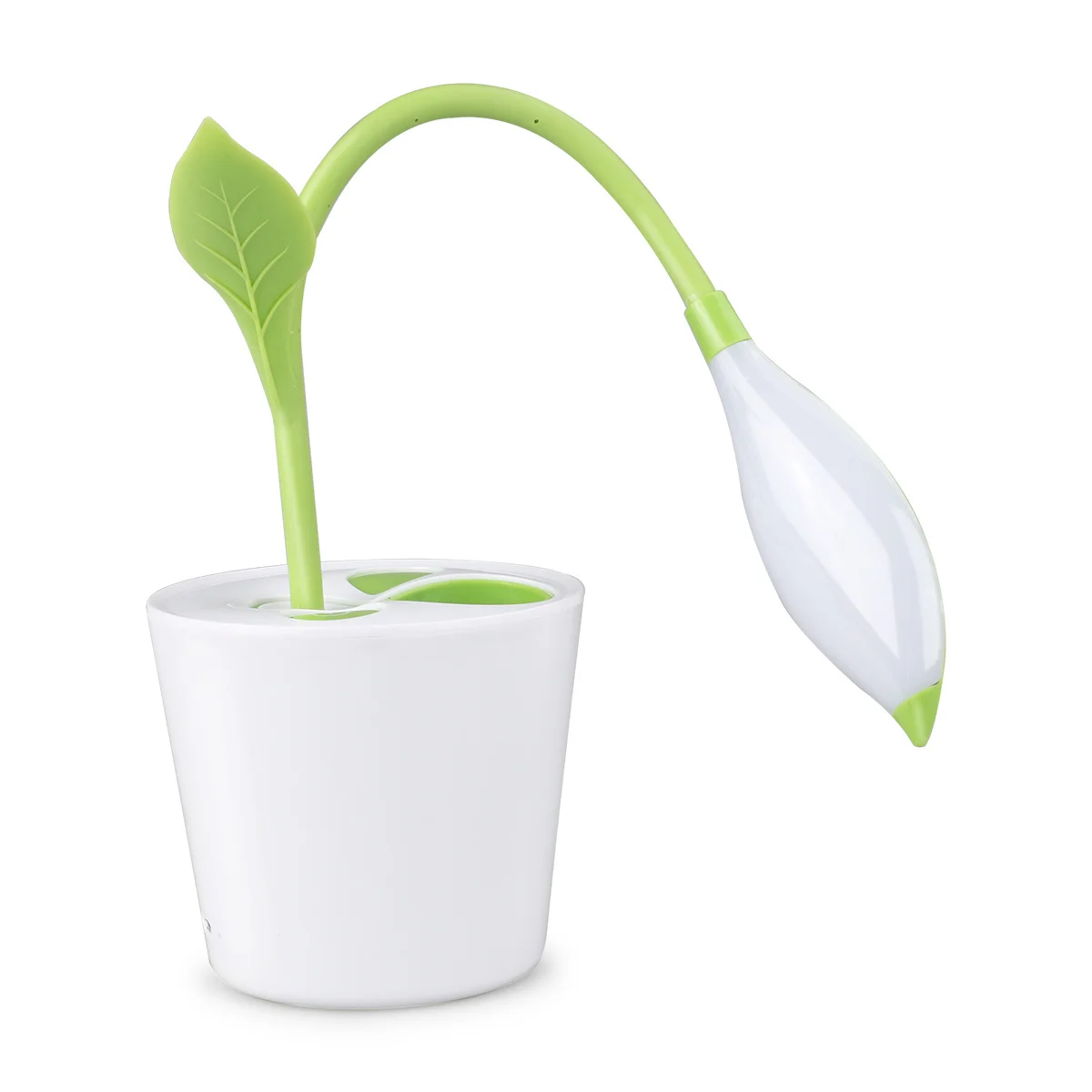 

Portable USB LED Desk Lamp 3 Level Adjustable Brightness Eye Friendly No Flicker Green Plastic Decorative Light