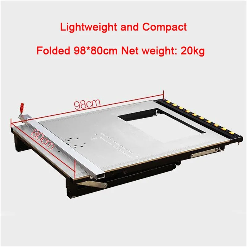 High Precision Multifunctional Sliding Table Panel Saw  Wood/Aluminum Dual-Adaptable Router Table Efficient Easy Operation