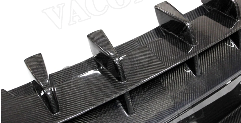 

VACOMUL Carbon Fiber Rear Bumper Lip Diffuser Exhaust Tips for Mercedes Benz GLC C253 Coupe Sport GLC300 GLC250 GLC63 2017-2019