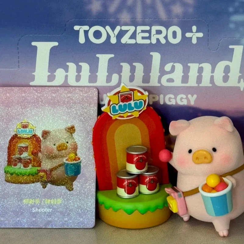 

Подлинная слепая коробка Lulu The Pig Luland Series, милая кукла, дизайнерская игрушка, кавайная модель, гаражный комплект, коробка-сюрприз, праздничный подарок для девочки