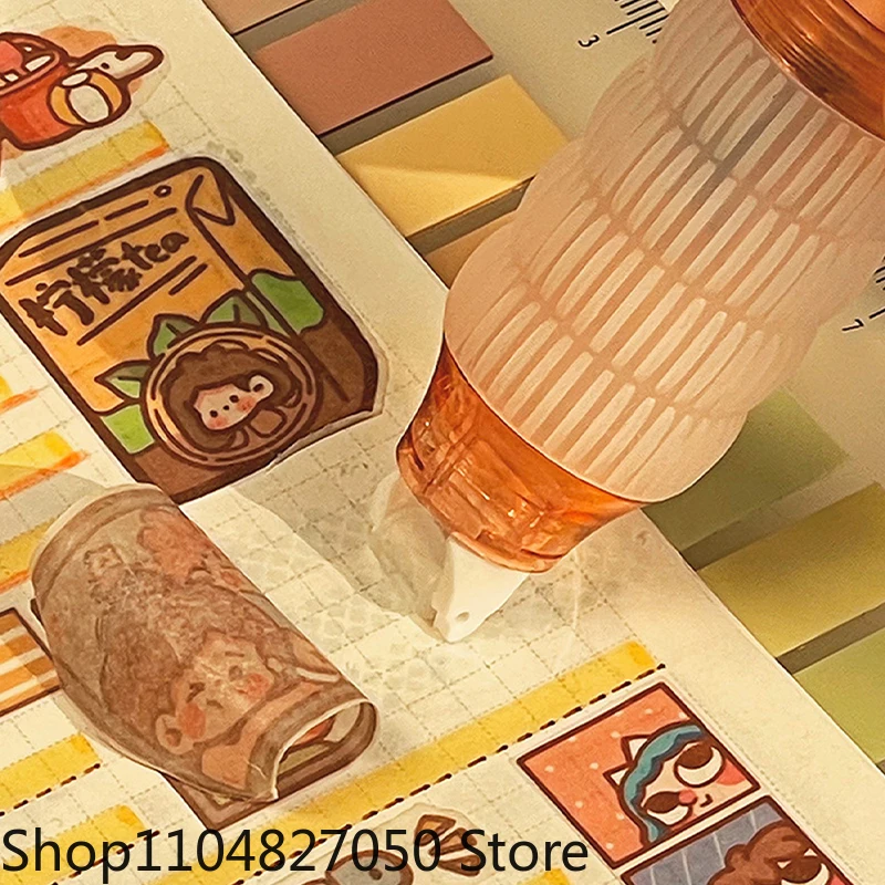 Transparent Dot Dispensing Double-sided Tape Replaceable Refills Handbook Dot Glue Stationery School Office Supplies stationery