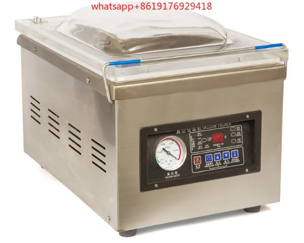 

Automatic Single Chamber Food Vacuum Sealer Machine Desktop Type Vaccum Packer for Pouch and Film Packaging