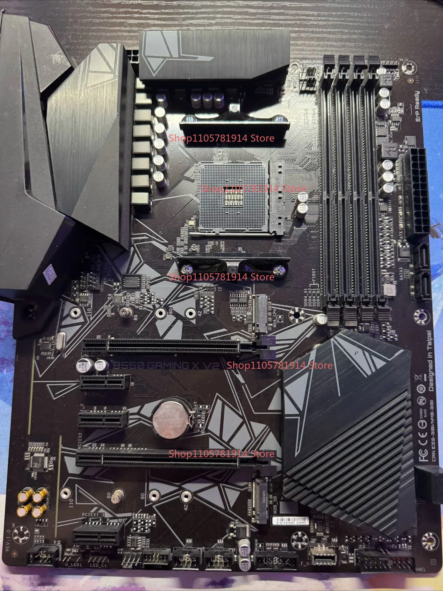 For Gigabyte B550 GAMING X V2 Support Ryzen 3-5th Generation CPU DDR4 Memory