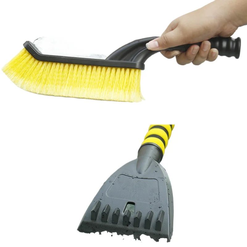 

Powerful Car Snow Shovel | 2-in-1 Long Handle Design | Must-Have Winter Driving Tool