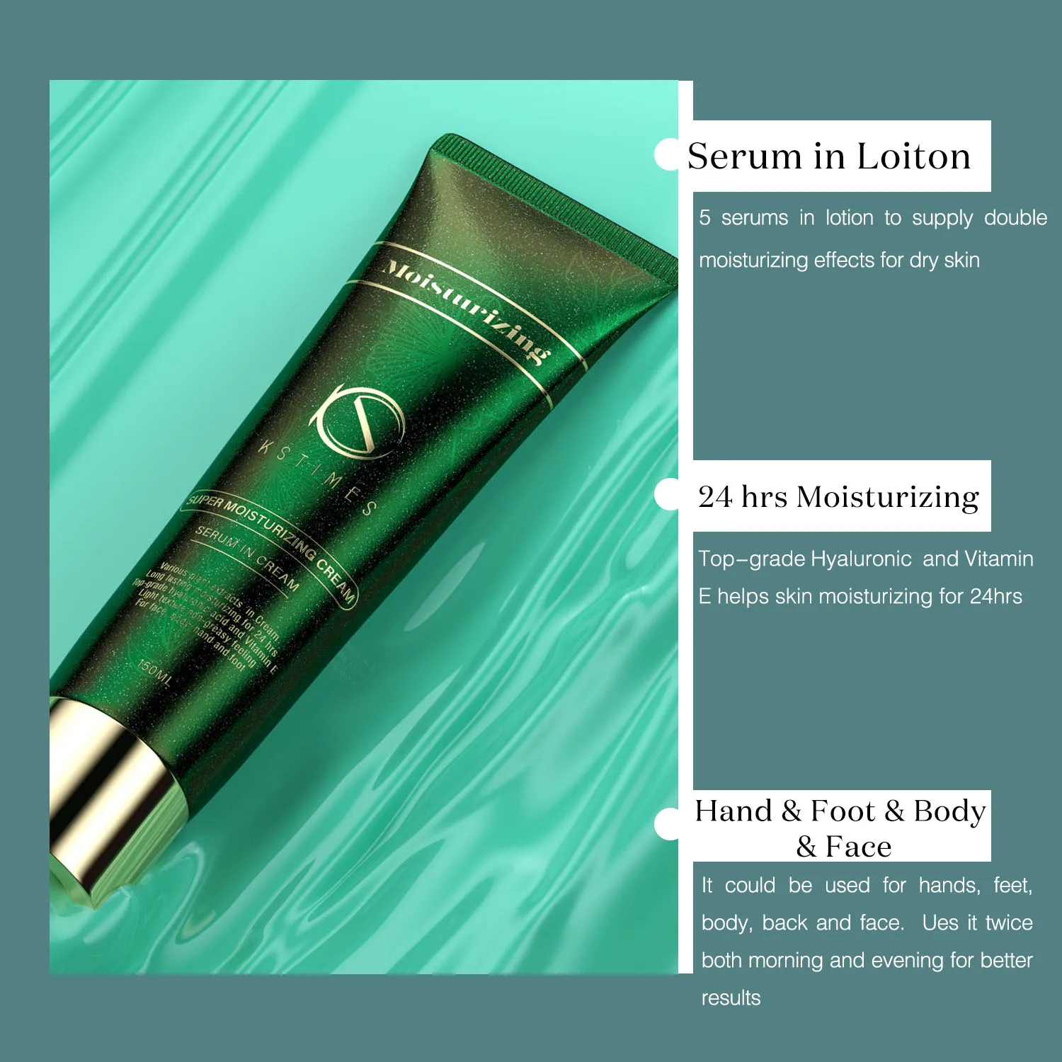 Hydrating and Anti-Cracking Foot Cream for Dry Cracked Heels Feet Knees Elbows Hands Foot Dead Skin Cuticle Callus Remover