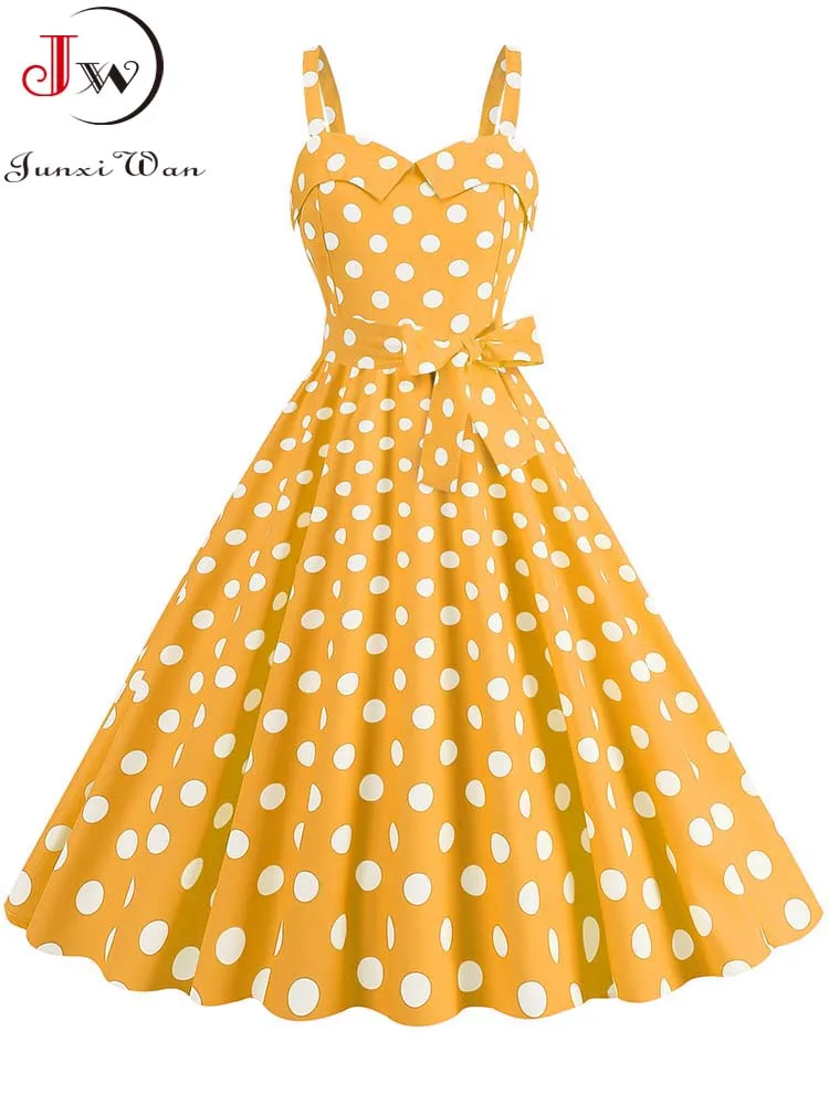 Polka Dot Party Dress Elegant Women Summer Puff Sleeve Square Collar Elastic Waist Vintage Midi Sundress Casual Beach - AliExpress Polka Dot Party Dress Elegant Women Summer Puff Sleeve Square Collar Elastic Waist Vintage Midi Sundress Casual Beach - AliExpress