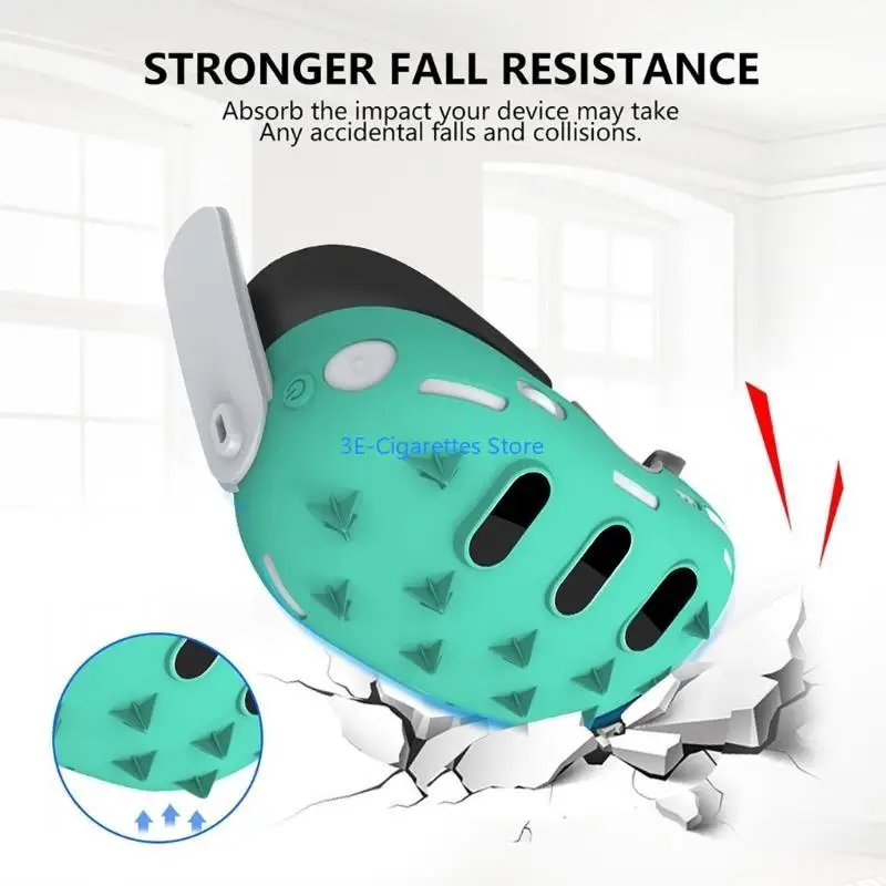 W8KA Silicone Case Headset conchas proteção para o Quest3 Headset Sleeves Rocker Cover