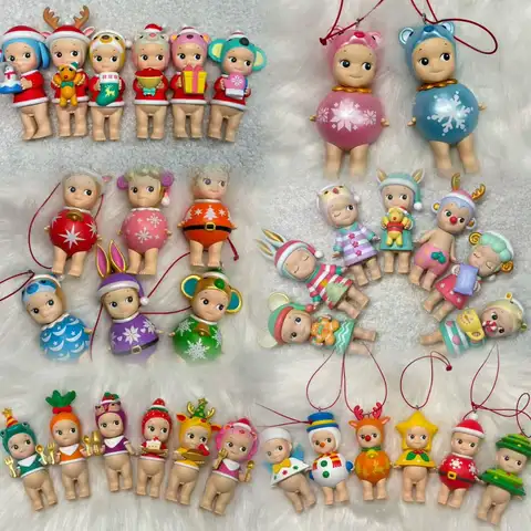 Sonny Angel Mini Figure Christmas Dinner Series 2020-2025 Christmas Santa Claus Snowman Elk Dreaming Christmas