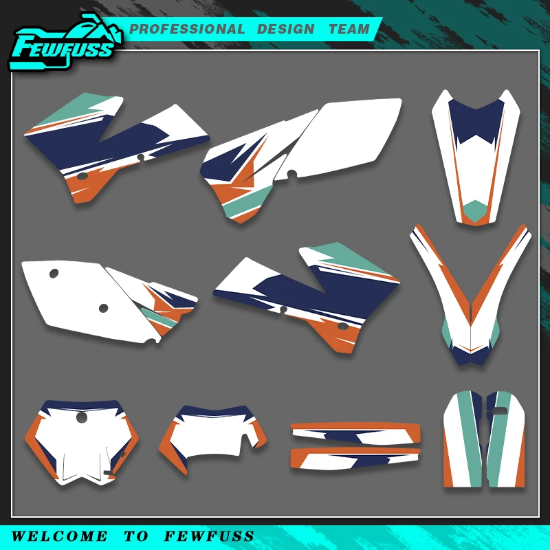 fewfuss-complete-stickers-graphics-decals-for-ktm-sxf-2005-2006-xcf-2006-2007-exc-2005-2007-dirt-bike-custom-decal-kit