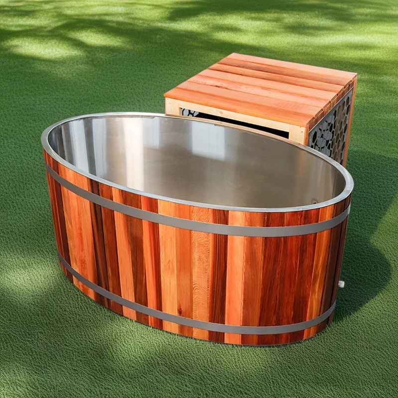 2.0 Thickness 304 Stainless Steel Cold Water Bathtub Ice Bathtub, Refrigerator