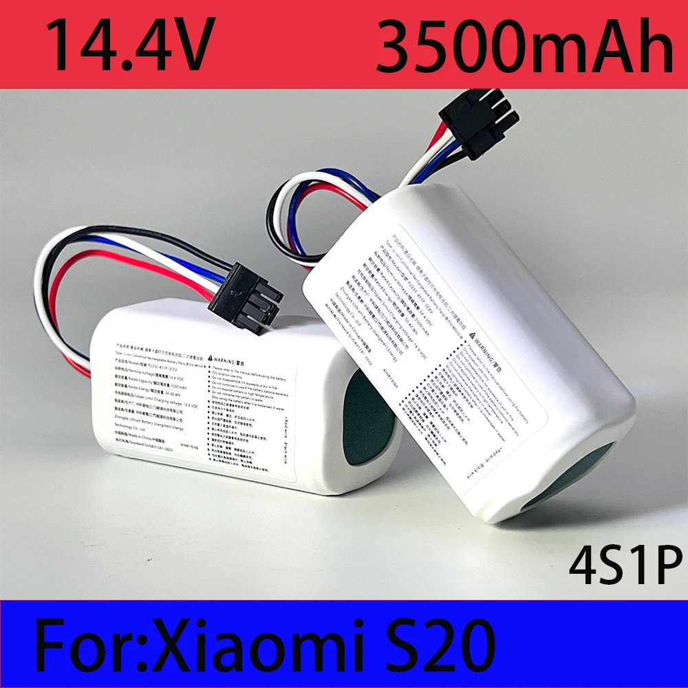 14.4V 3500MAH 100% New Original Battery Pack Used for Xiaomi S20 Robot Vacuum Cleaner of  Components