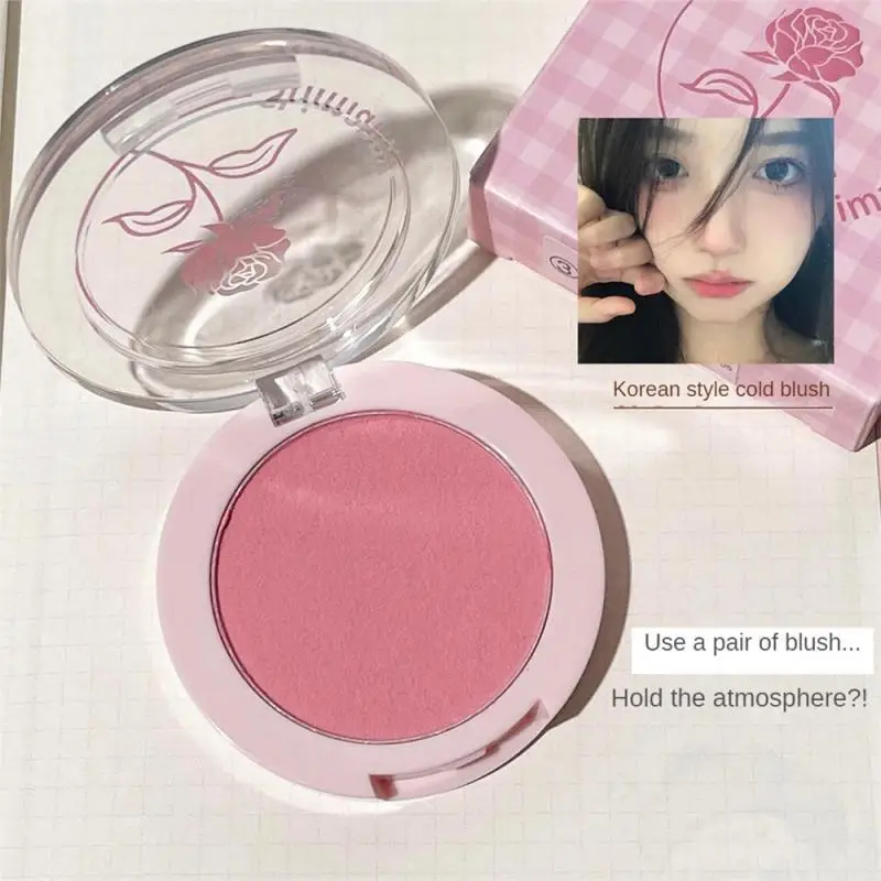 Blush natureza mostrar clareza doce e suave natural e delicado creme de cuidados faciais blush baixa saturação pêssego