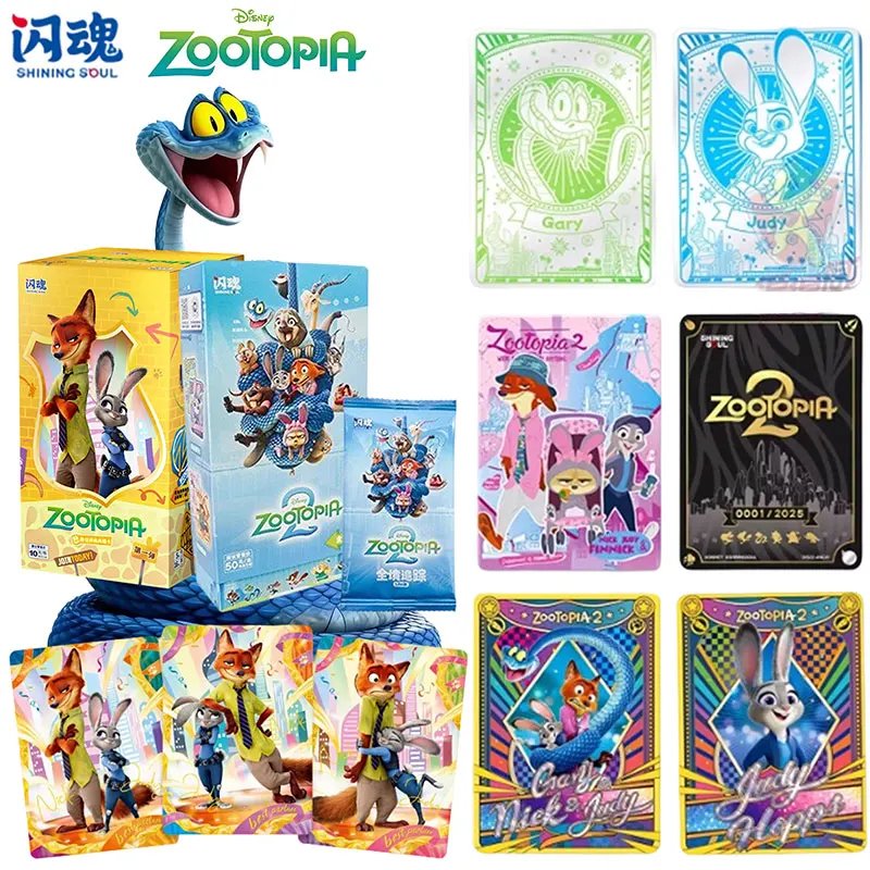 

Коллекционные карты SHININGSOUL Disney Zootopia Series 1st, издание Best Partner, с функцией отслеживания, упрощенная версия, аниме-карточки