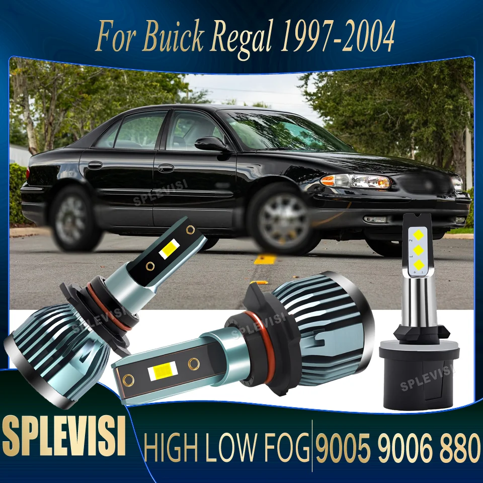 

Shockproof Construction Enhanced Brightness IP68 Headlight foglight LED For Buick Regal 1997 1998 1999 2000 2001 2002 2003 2004