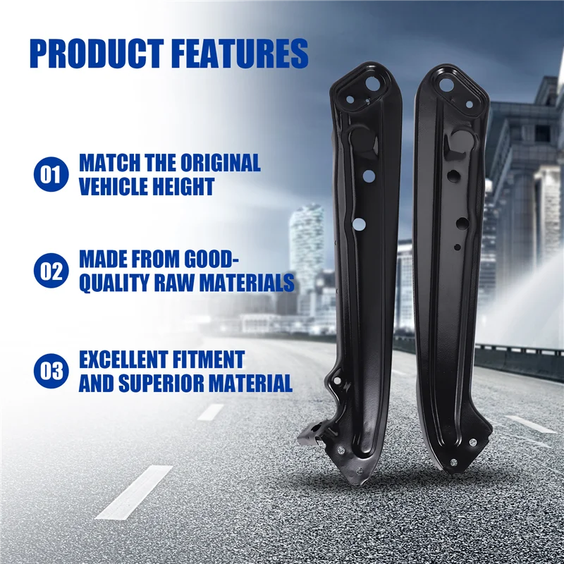 A80X-Car Front Headlight Bracket Radiator Support Panel Brace 17A806929 17A805932A For VW Jetta 2019-2024