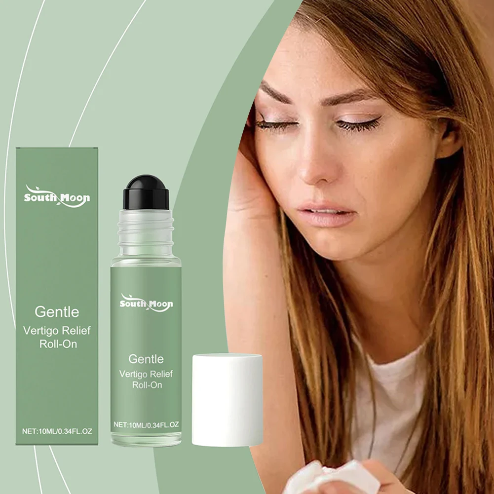 

Vertigo Relief Roll-On Peppermints Roll On Stick Targeted Stress Headache Relief Portable Essential-Oils Roll On For Headaches