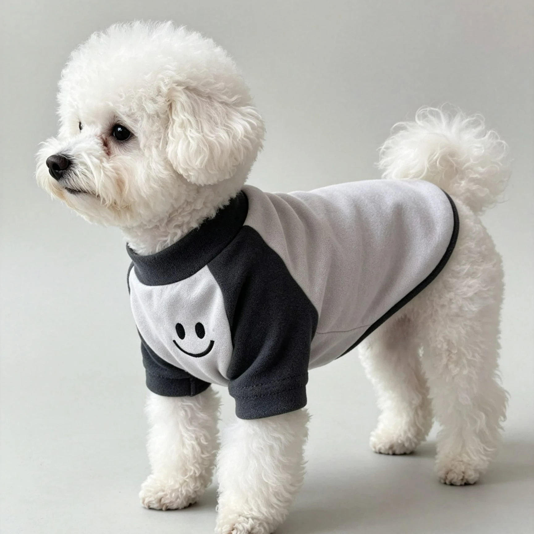 Pet Coat Embroidered Patchwork Sweatshirt Bichon Warm Bottoming Shirt Teddy Winter Vest Soft Pullover for Small To Medium Dog