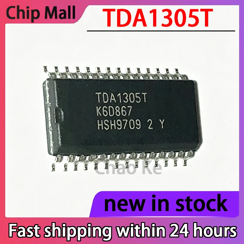 2PCS New TDA1305T TDA1305 1305 SMT SOP-28 Decoder Chip in Stock