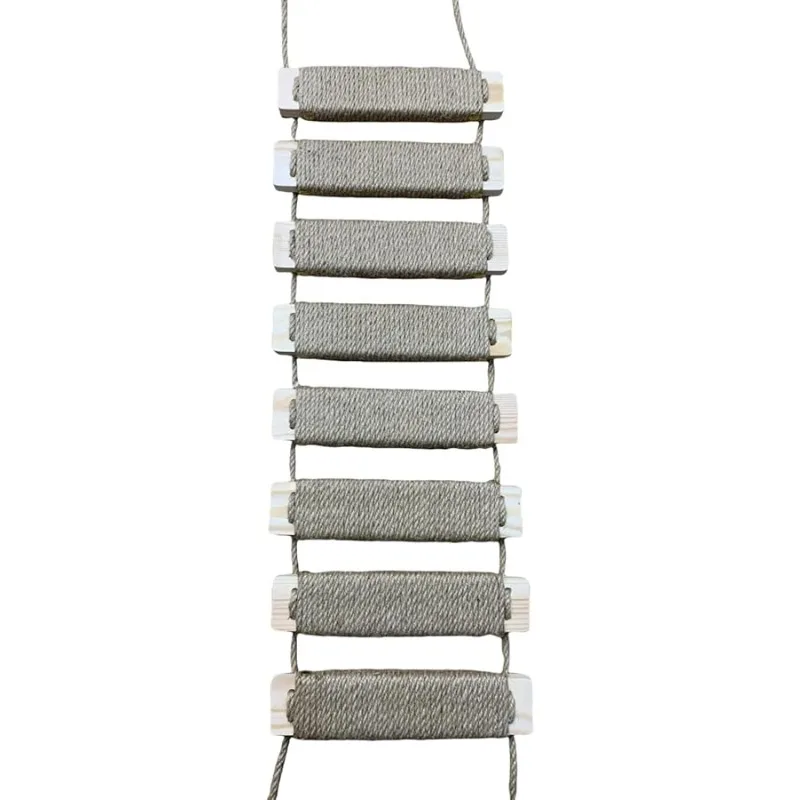 

PetCraft Cat Tower & Ladder Combo: Tree Climbing Wall, Scratching Post & Cage - Outdoor & Indoor Cat Furniture - 22x7.87in