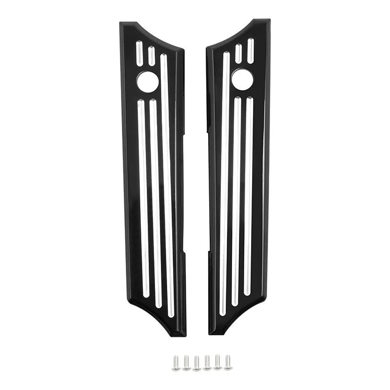Motorcycle CNC Saddlebag Latch Covers For Harley Touring Road King Electra Glide Street Glide 2014-2024