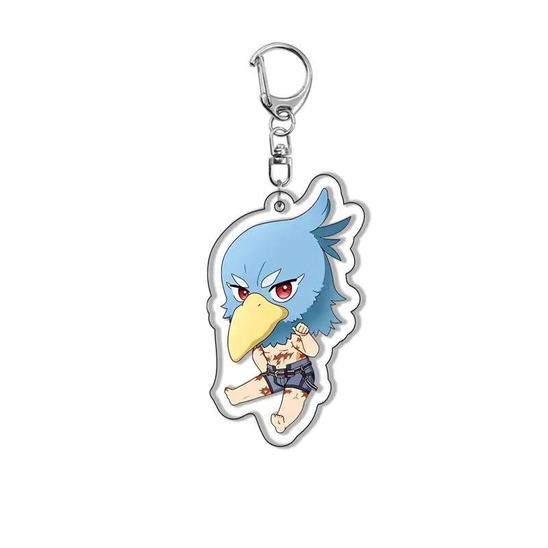 Anime Shangri-La Frontier Keychain Cosplay Figure SAIGA—0 Costume Pendant Props Acrylic Keychain Keyring Jewelry Xmas Gift