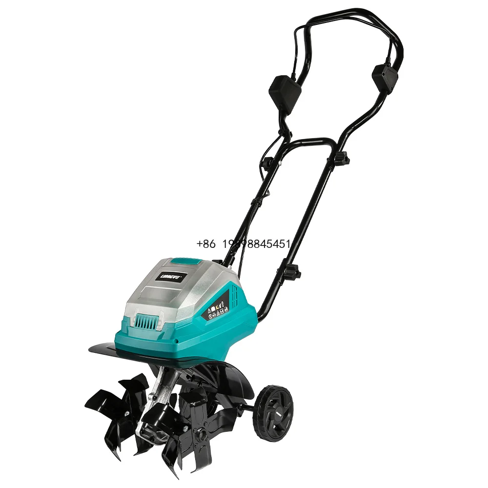 Liangye Power Planting Tool 40V Mini Power Cultivators Garden Cordless Tiller Cultivators