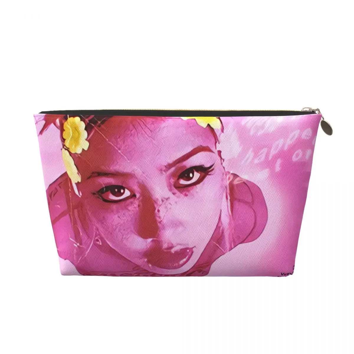 Custom Travel Beabadoobee Poster Fake It Flowers Album Toiletry Bag Makeup Cosmetic Organizer Women Beauty Storage Dopp Kit Case