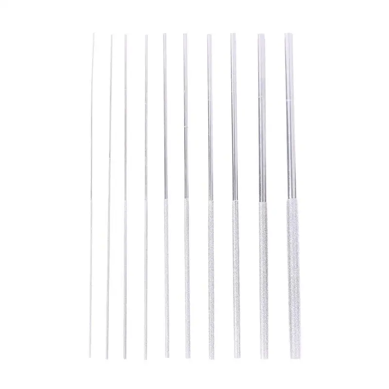 High Quality Diamond Cylindrical File Dia 1/1.2/1.5/1.7/2.2/2.8/3.3/4/5/6mm Grinding Tool For Jade Alloy Guitar Strings DIY