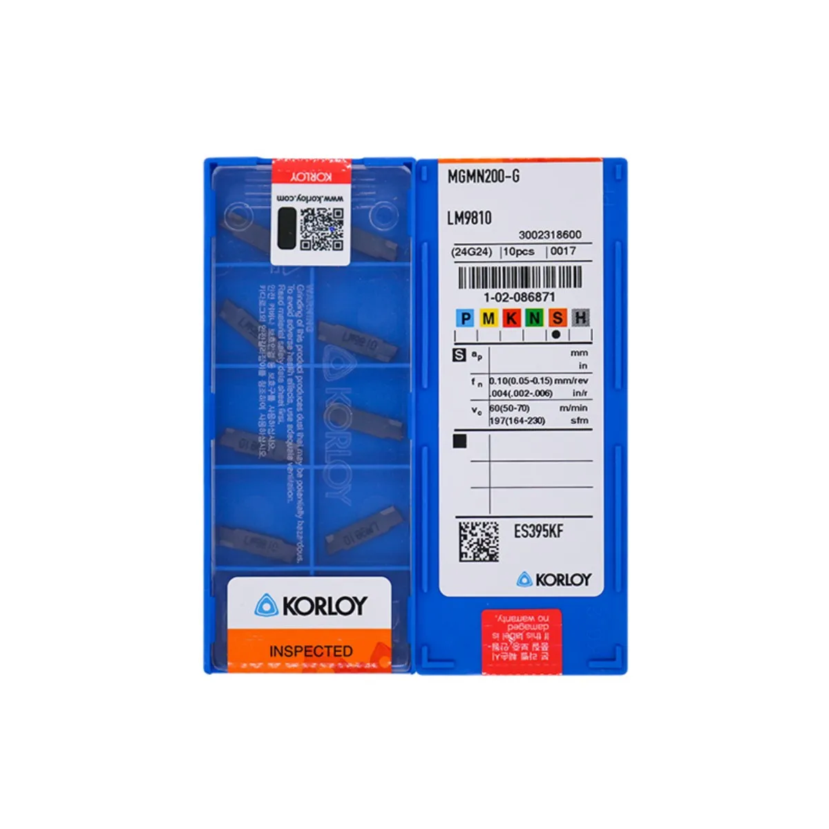 10 szt. Oryginalne płytki MGMN MGMN150 200 250 300 400 500 600 -G T M LM9810 do frezowania rowkowego
