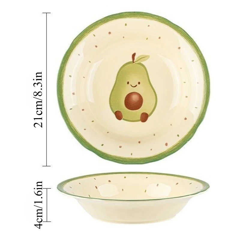 4Pcs Cute Fruit Sauce Ceramic Dishes Household Seasoning Dish Snack Plates Sushi Bowl Kitchen Tableware Dinnerware Kitchenware
