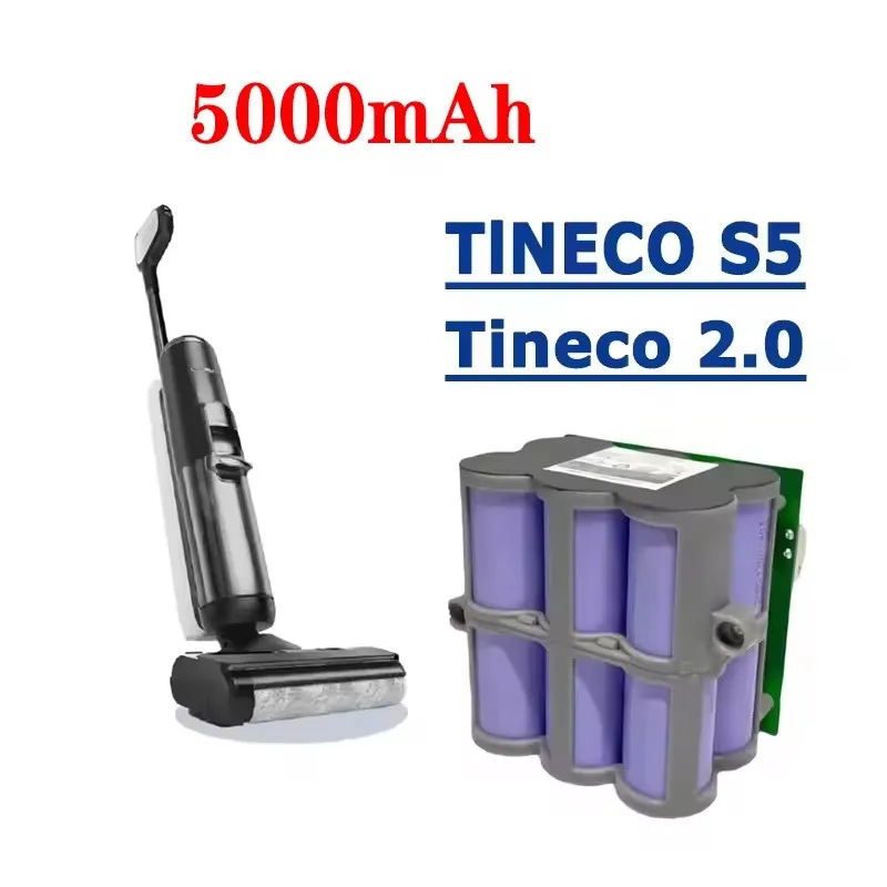 NEU Original 100% Für TINECO S5 Tineco 2.0 Lithium-Akku Fu Wan Waschmaschinen-Akku mit großer Kapazität S3 Zubehör