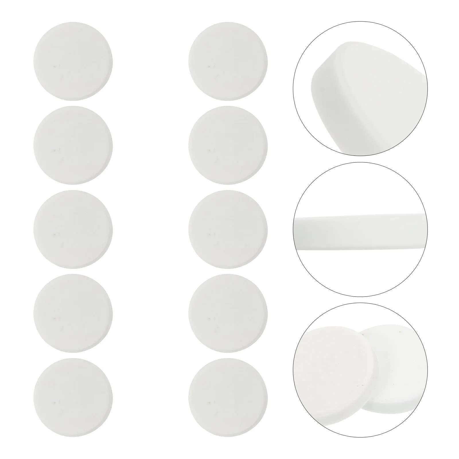 

10Pcs Coral Frag Plugs Ceramic Bases for Aquarium Coral Breeding Support Stable Holder for Fish Tank Supplies Decor