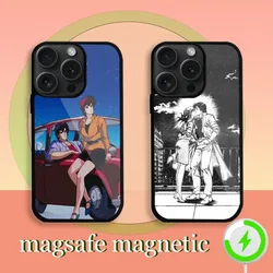 City Hunter cartoon  Phone Case For iPhone 11 12 13 14 15 Plus Pro Max Magsafe Magnetic Wireless Charging Cover Magsafe Magnetic