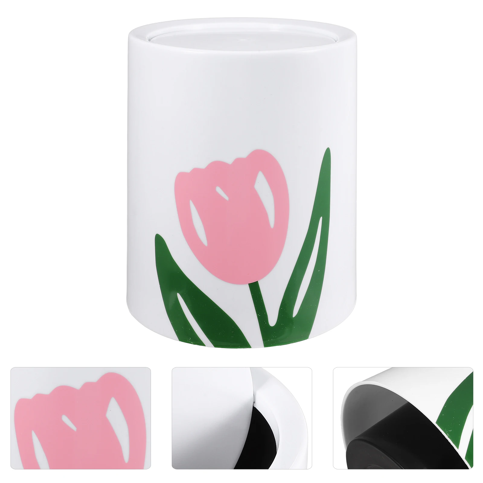 

Bedroom Garbage Can Bathroom Trash Automatic Elegant Floor Rubbish Home Container Office