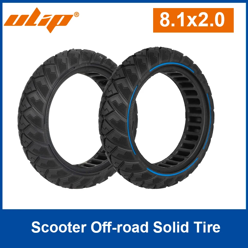 

Ulip Scooter 8,1x2,0 Твердые шины Прочная резиновая шина для Mi 4 Go E2 E2 Plus E-Scooter 8,1-дюймовая противоскользящая внедорожная сотовая шина
